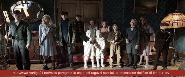 MISS PEREGRINE – LA CASA DEI RAGAZZI SPECIALI di Tim Burton, 2016